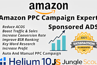 setup manage and optimize amazon PPC campaigns amazon advertising