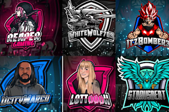 design twitch overlay, stream overlay, stream package and stream logo