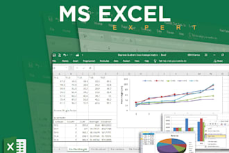 do excel dashboard development and aslo data analysis, and entry