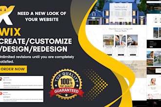 create wix website design or wix website redesign with unlimited revisions
