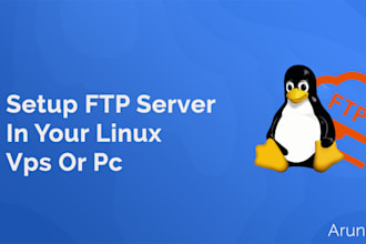 setup ftp server in your linux vps or pc