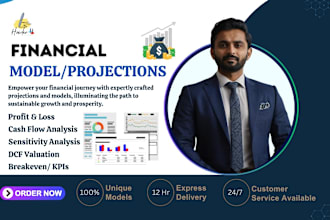 prepare profit and loss statements cash flow statement financial model