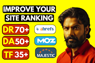 increase domain rating ahrefs DR ur domain authority moz da majestic tf