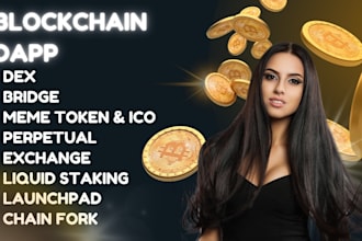 fork chain dex bridge meme coin ice perpetual exchange staking launchpad