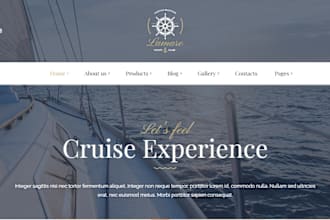 build boat rental website cruise ship yacht booking website