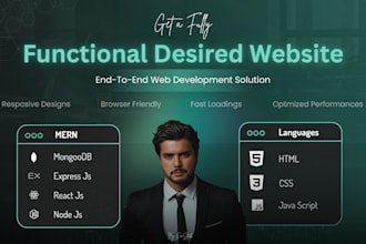 build a modern mern stack website for your business or startup