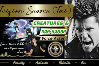record creature, monster and non human character sounds