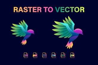 do unique logo redesign, redo, remake, edit, modify, fix, vectorize