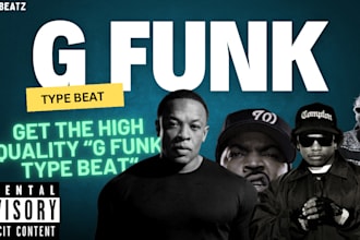 produce best and fire g funk old school type beat
