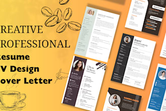 professional CV and resume design