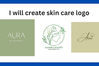 do skin care logo designing