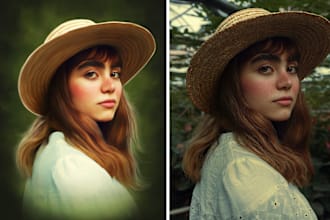 create realistic digital painting from your photo