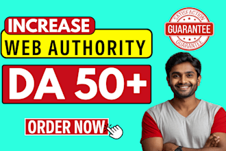 increase moz da domain authority 50 plus guranted