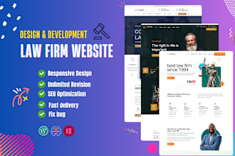 create attorney, notary, lawyer, and law firm website