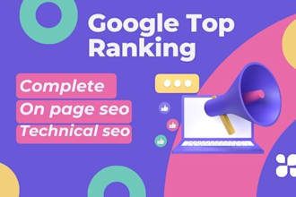 do wordpress on page seo and technical optimization with google top ranking