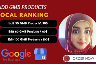add google business profile gbp products for local top ranking