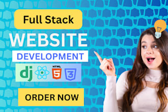 develop scalable full stack websites fast, secure, and modern  web solutions