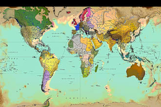 create fantasy, retro and vintage maps for board games