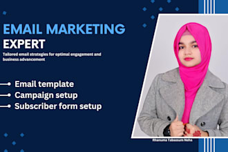 be your professional mailchimp, klaviyo email marketing expert