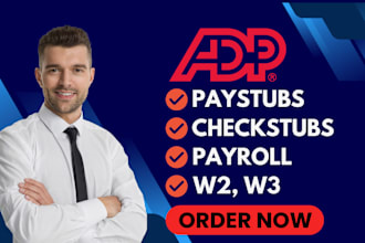 create adp paystub, w2, pay stubs, check stubs, paystubs, payroll, 1099 and 1040