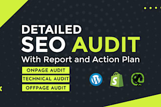 audit website and provide SEO audit report with action plan