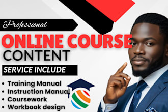 do online course content, course creator, training manual, mini course, workbook