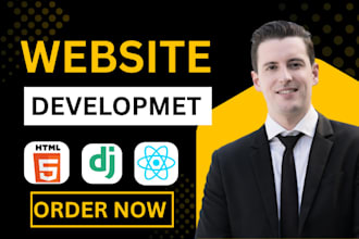 do website development as full stack web developer, API development