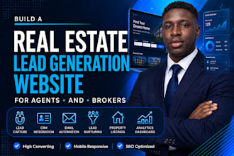 build a real estate lead generation website for agents and brokers
