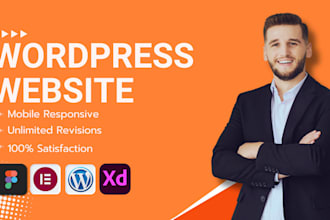 design a professional responsive wordpress website using brizy pro
