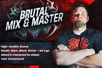brutal mix and master for death metal