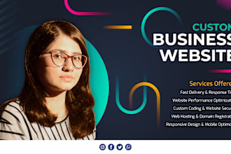 design and develop a professional business website