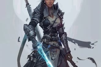 illustrate your oc or dnd character art