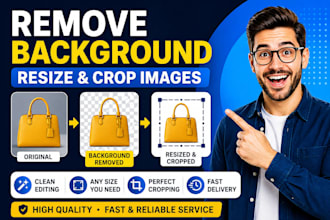 remove background resize and crop images professionally fast