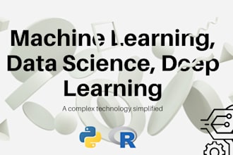 do machine learning, data science, deep learning, in  python, r
