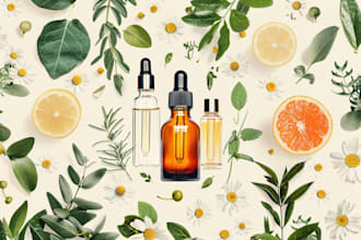 make botanical product illustration