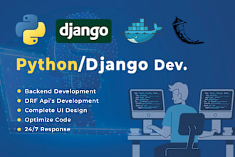 be your python django developer to build web app