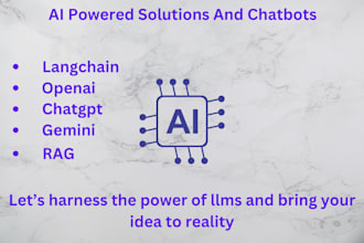 build ai saas apps or chatbots using langchain, openai, gemini in python