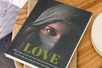 create creative romance book cover for amazon KDP