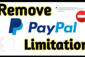 appeal to restore your paypal limitation, to withdrawn your money, permanently