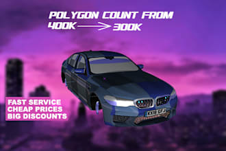 reduce polygon count of fivem vehicle in 12 hours