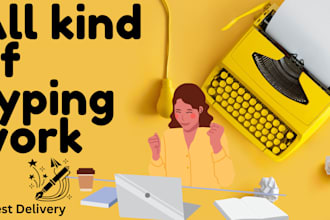 do a fast, professional, reliable typing