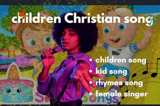 produce brand radio jingles for podcast children rhymes, kid song, youtube intro