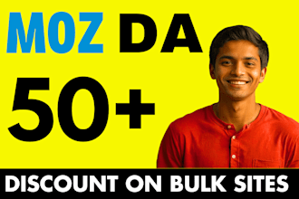 increase domain authority moz da 50 plus guaranteed da pa