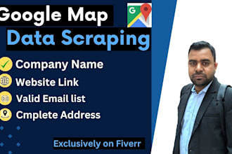 do google map data scraping, email, and phone scraping