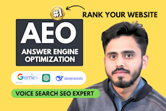 rank your website with aeo answer engine optimization and voice search SEO