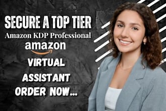 be your amazon KDP book publishing virtual assistance VA