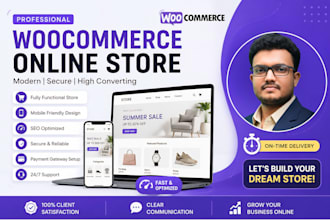 build a woocommerce online store with payments, products, and SEO