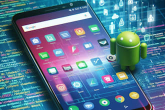 code in  java, and develop android apps