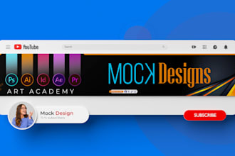 create a professional banner twitter, youtube and  fb cover
