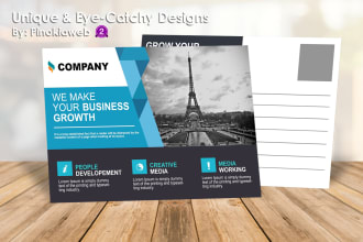 create a poster, flyer, postcard and door hanger design